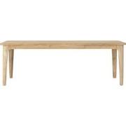 DTP Home Dining table Forte rectangular,76x200x90 cm, teakwood natural