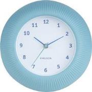 Karlsson - Wandklok Tender Rib - Mistige blauw- Ø25cm