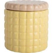 Present Time - Storage Jar Biscuit Box - Zachtgeel