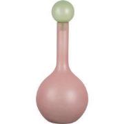 Present Time - Vaas Alegre Globo Large - Soft pink & soft green