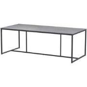 Quatro Tafelframe Antracite met HPL Light Grey tafelblad 220 x 95 cm