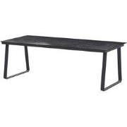 Konos Tafelframe Antracite met Ceramic Marble tafelblad 220 x 95 cm