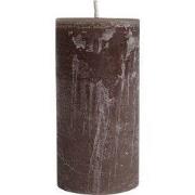 PTMD Kaars New Rustic Outdoor - 15x15x30 cm - Parrafin - Steen