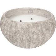 PTMD Kaars Yasmeene - 36x36x20 cm - Cement - Creme