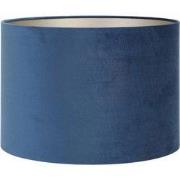 Light & Living - kap - Velours - blauw - textiel - Ø 25cm - E27 - 2225...