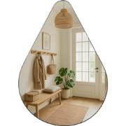 MIRRORS AND MORE MISOU Wandspiegel - Organische Spiegel - Druppel Spie...