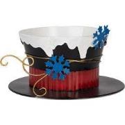 Clayre & Eef Decoratie Beeld Hoed Zwart Metaal