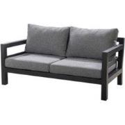Midori sofa 2 seater alu black/panther black
