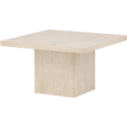 Hannes houten salontafel beige - 80 x 80 cm