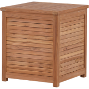 Dave teakhouten opbergkist naturel - 53 x 60 cm