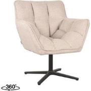 LABEL51 Fauteuil Ian - Naturel - Boucle - One Size