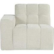 LABEL51 Bank Valentino - Naturel - Elite - 1,5-Zits Arm Links Voorstaa...