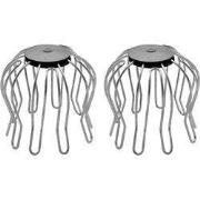 Bladvanger regenpijp d8h8cm 2st