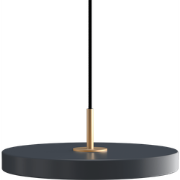 Asteria Plus Mini hanglamp anthracite grey - met koordset - Ø31 cm