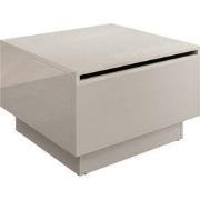 Meubella - Salontafel Micha - Hoogglans wit - 60 cm