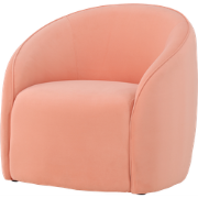 Giselle gestoffeerde fauteuil roze