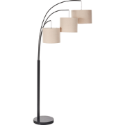 CARONI  - Staande lamp - Beige/Zwart - Metaal