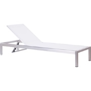 FOSSATO  - Strandstoel - Wit - Aluminium