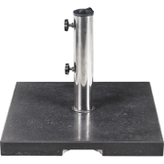 CEGGIA - Parasolvoet - Vierkant - Zwart - Graniet