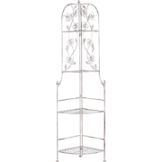 BIELLA - Badkamer plank - Gebroken wit - Metaal