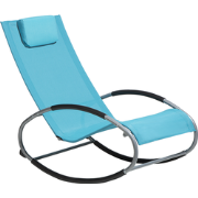 CAMPO - Strandstoel - Turquoise - Staal