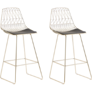 PRESTON - Barkruk - Goud - Staal