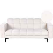 ALNES - Slaapbank - Wit - Polyester