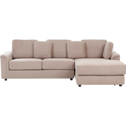 KOHLO - Hoekbank - Taupe - Linkszijdig - Stof
