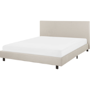 ALBI - Tweepersoonsbed - Zwart - 160 x 200 cm - Polyester