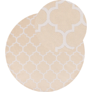 MOSORE - Outdoor vloerkleed - Beige/Wit - 120 cm - Polypropyleen