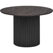 SHEHO - Eettafel - Zwart -   120 cm - MDF