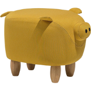 PIGGY - Hocker - Geel - Polyester