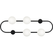 YANGO - Wandamp - Zwart - Metaal