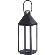BALI - Lantaarn - Zwart - RVS