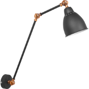 MISSISSIPPI L - Wandlamp - Grafietgrijs - Metaal