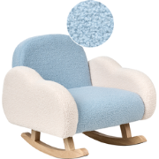 SKARE - Schommelstoel voor kinderen - Lichtblauw - Bouclé