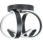 NURA - Plafondlamp - Zwart - IJzer