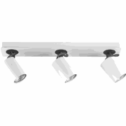 KLIP - Wandlamp 3 spots - Wit  - Metaal