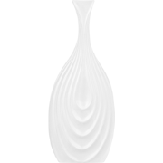 THAPSUS - Decoratieve vaas - Wit - 39 cm - Keramiek