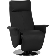 PRIME - TV-fauteuil - Zwart - Kunstleer