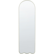 BUSSY - Wandspiegel - Gebroken wit - 45 x 145 cm - Metaal