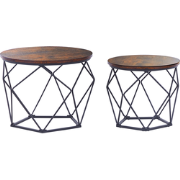 BRUNI - Salontafel - Zwart - Vezelplaat