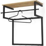 Spinder Design kapstok Rizzoli - Zwart / Eiken - 10 haken