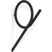 Spinder x BUDDE kapstok Tuba S - Zwart