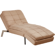 LOIRET - Chaise longue - Lichtbruin - Fluweel