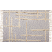 HOSPET - Plaid - Grijs - 130 x 180 cm - Katoen