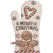Clayre & Eef Ovenwant Beige Katoen Gingerbread man