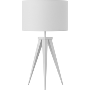 STILETTO  - Tafellamp - Wit - Metaal
