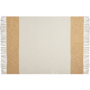 SALME - Plaid - Beige - 130 x 170 cm - Katoen