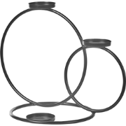 CAKUNG - Kandelaar - Zwart - Metaal